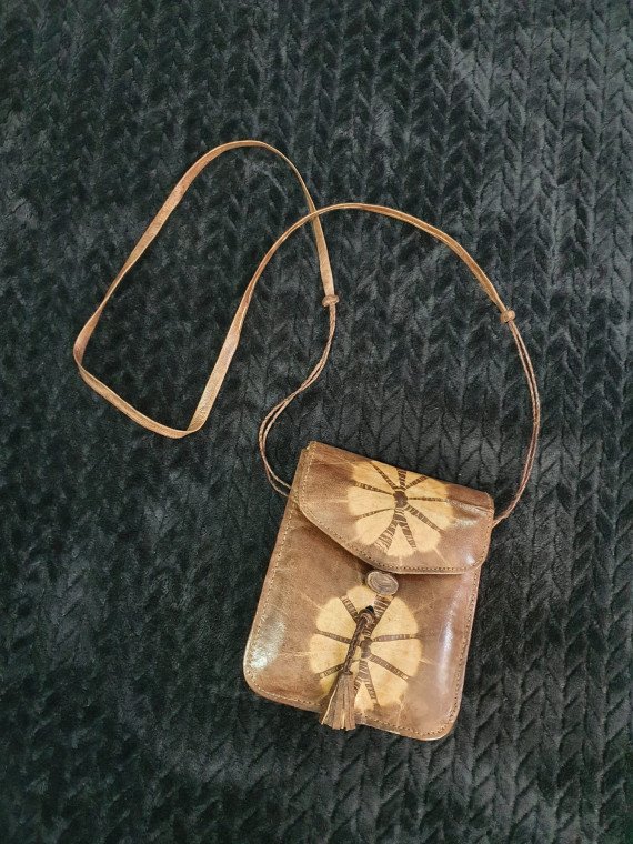 Bolso Cuero Café