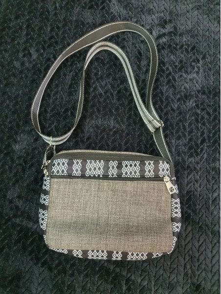Bolso largo Gris