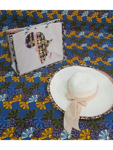 Conjunto Bolso y Pamela Beige