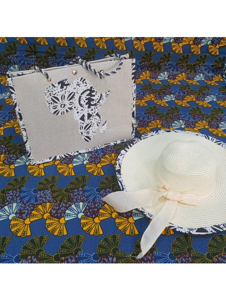Conjunto Bolso y Pamela Negro