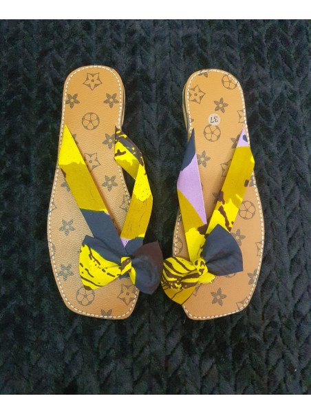 Chanclas Amarillo N37