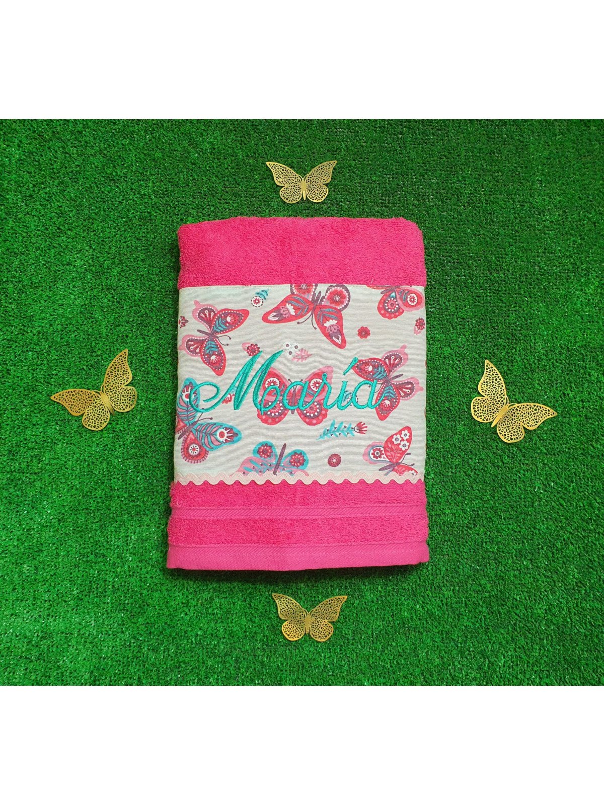 Toalla mariposas
