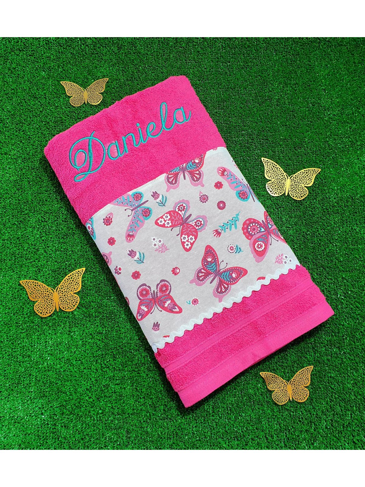 Toalla mariposas