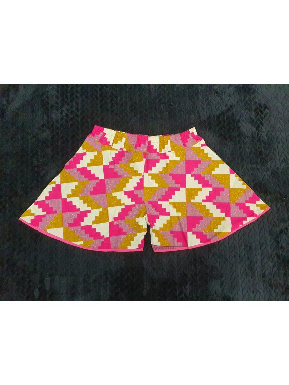 Falda pantalón rosa