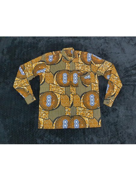 Camisa larga azul