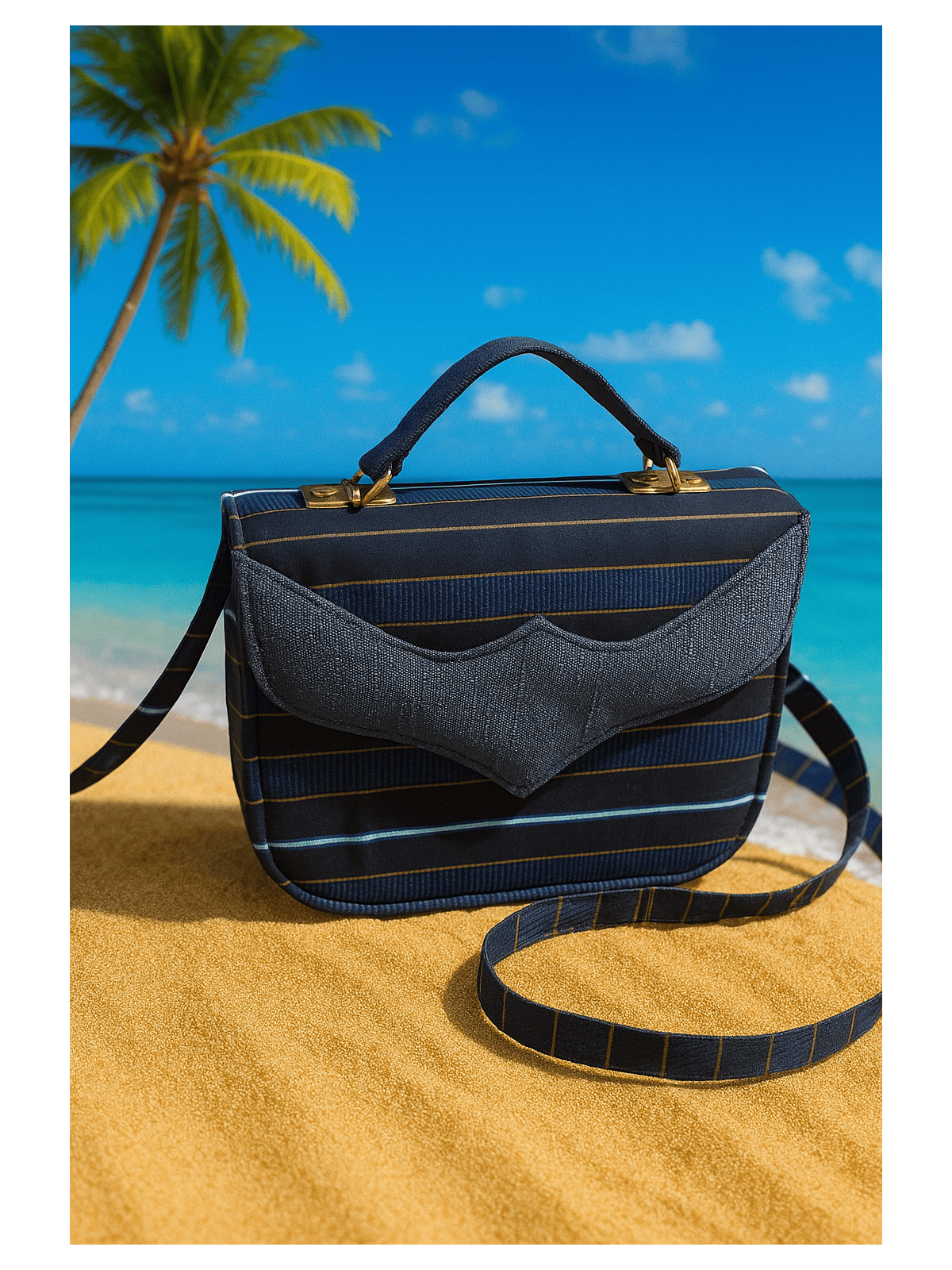 Bolso Celeste