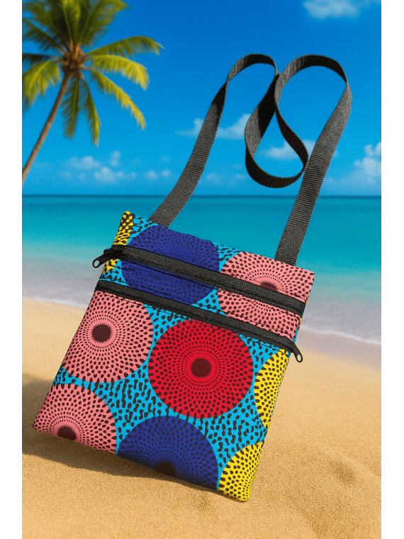Bolso Tela círculos
