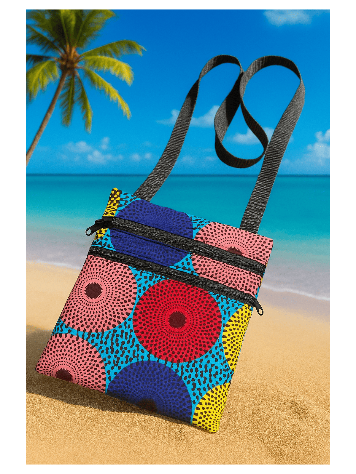 Bolso Tela círculos