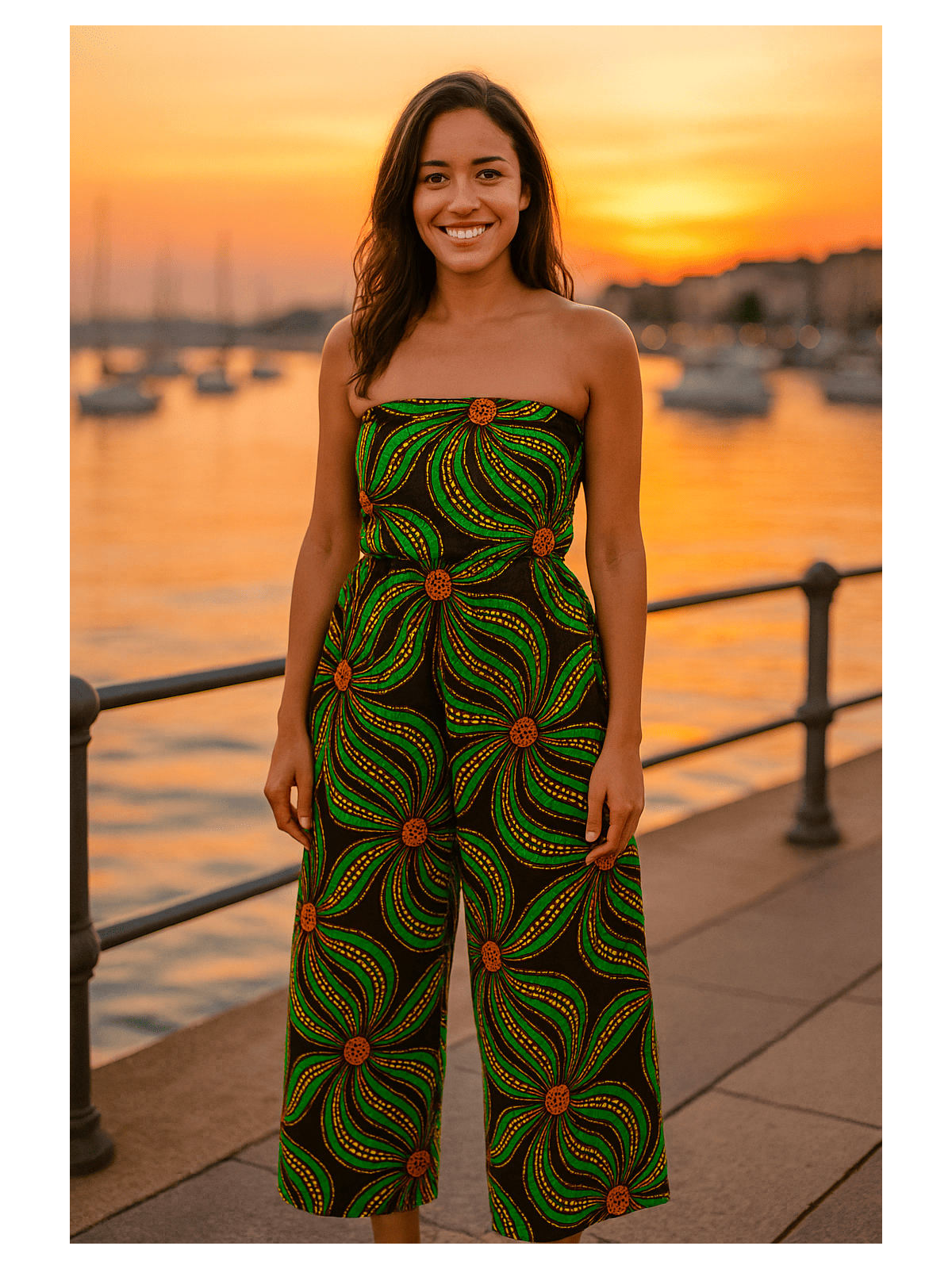 Peto flor naranja