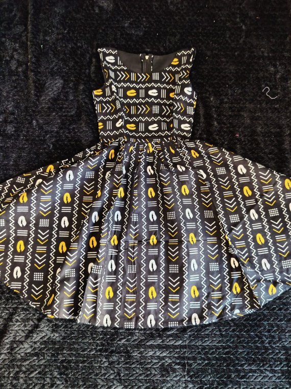 Vestido Café con vuelo