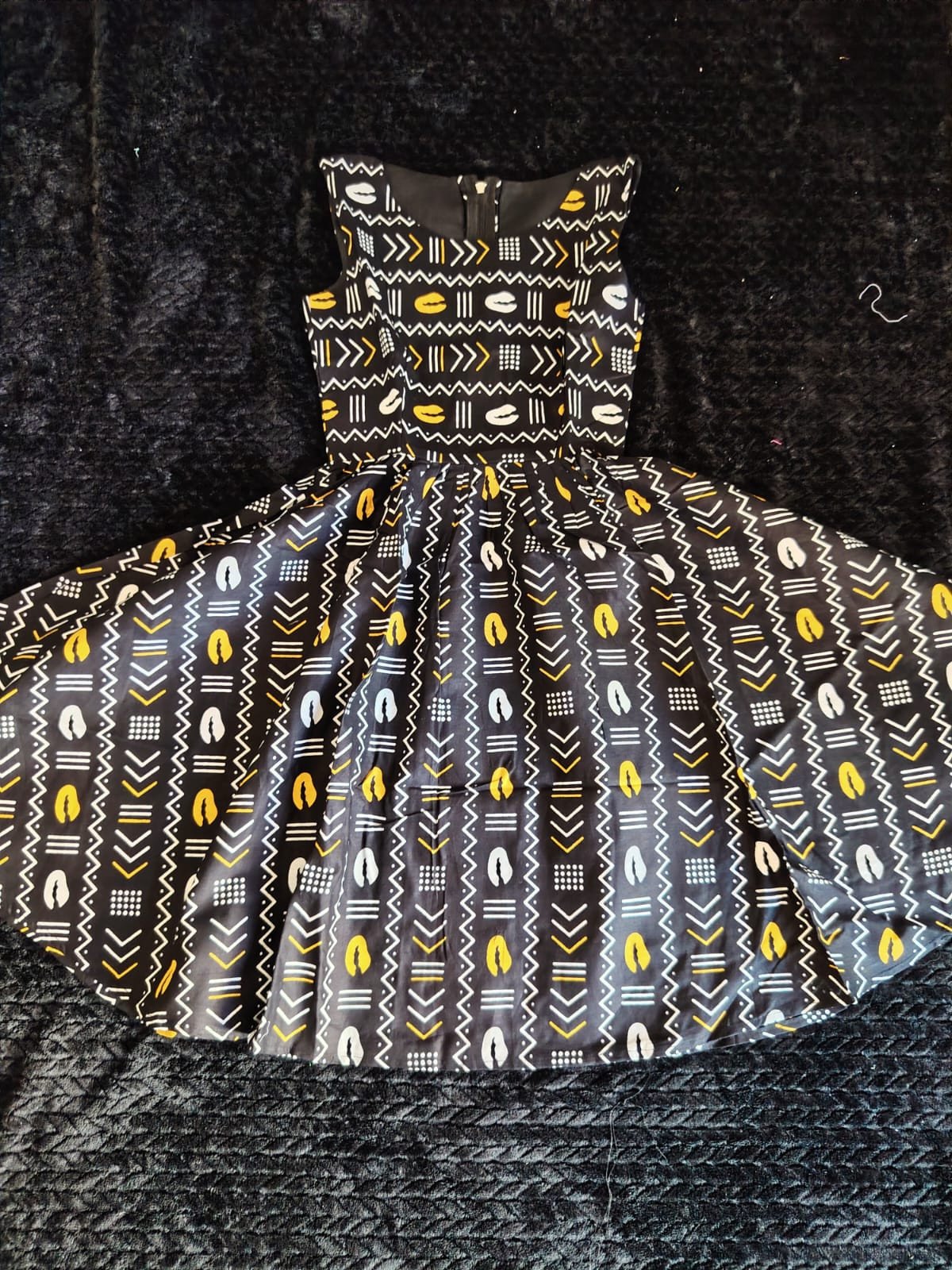 Vestido Café con vuelo
