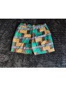 Pantalón cuadro turquesa