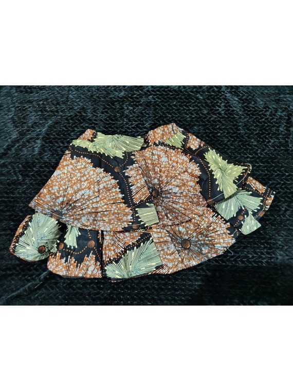Falda color tierra